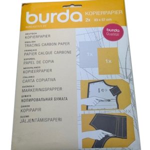 Papier carbone 2 feuilles Burda