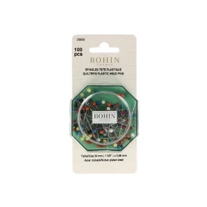 Epingles tete plastique 34 x 0.65