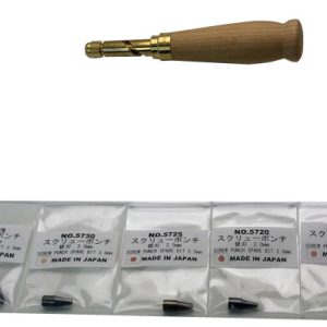 Screw punch japonais avec 3 embouts